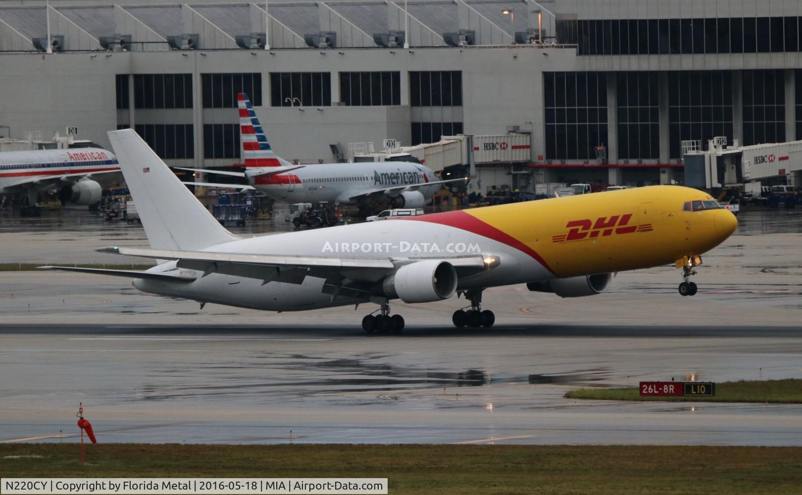 N220CY, 1991 Boeing 767-383/ER C/N 24729, DHL/ABX