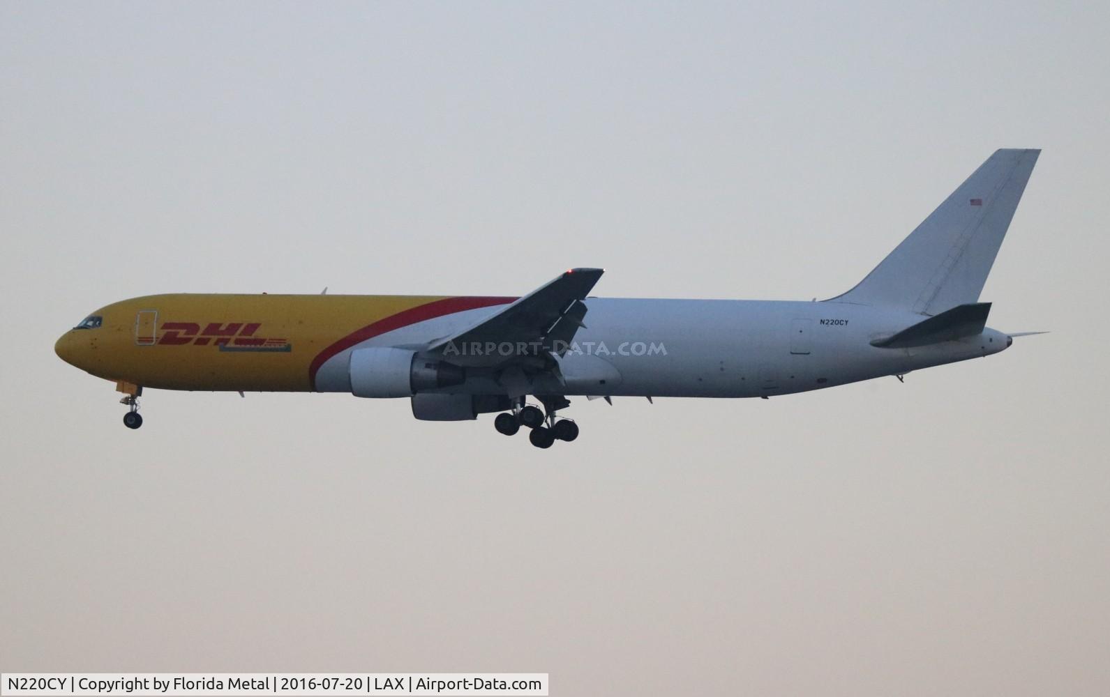 N220CY, 1991 Boeing 767-383/ER C/N 24729, DHL/ABX