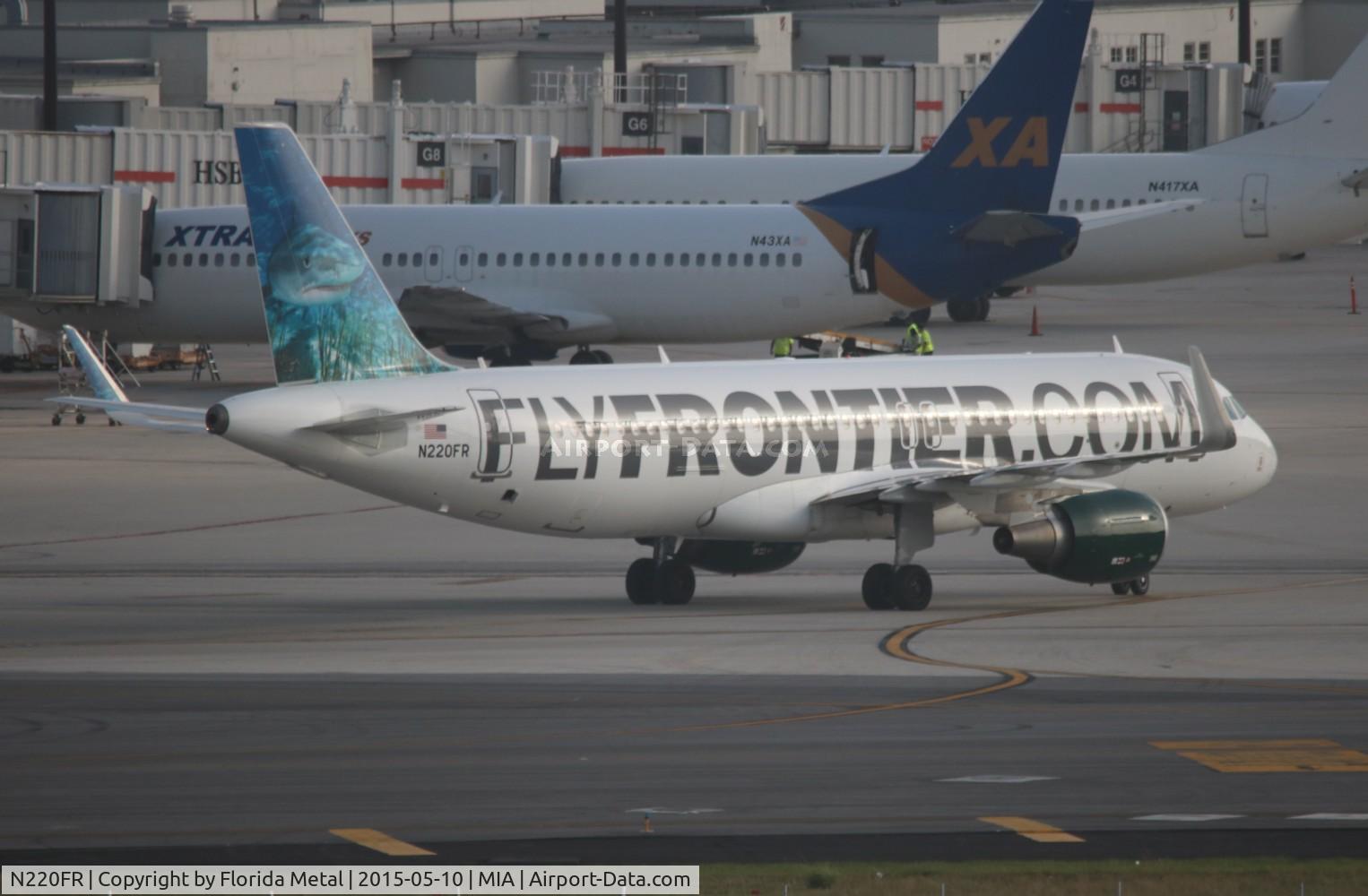 N220FR, 2013 Airbus A320-214 C/N 5661, Frontier