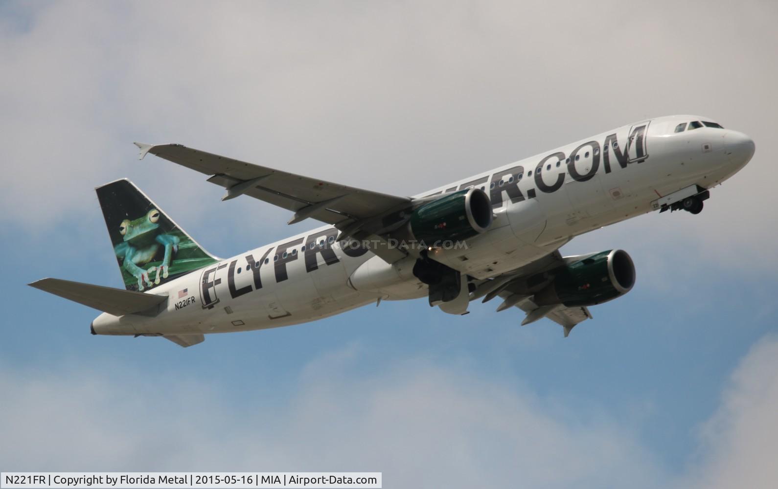 N221FR, 2007 Airbus A320-214 C/N 3205, Frontier