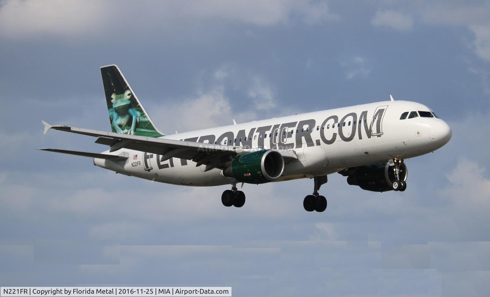 N221FR, 2007 Airbus A320-214 C/N 3205, Frontier