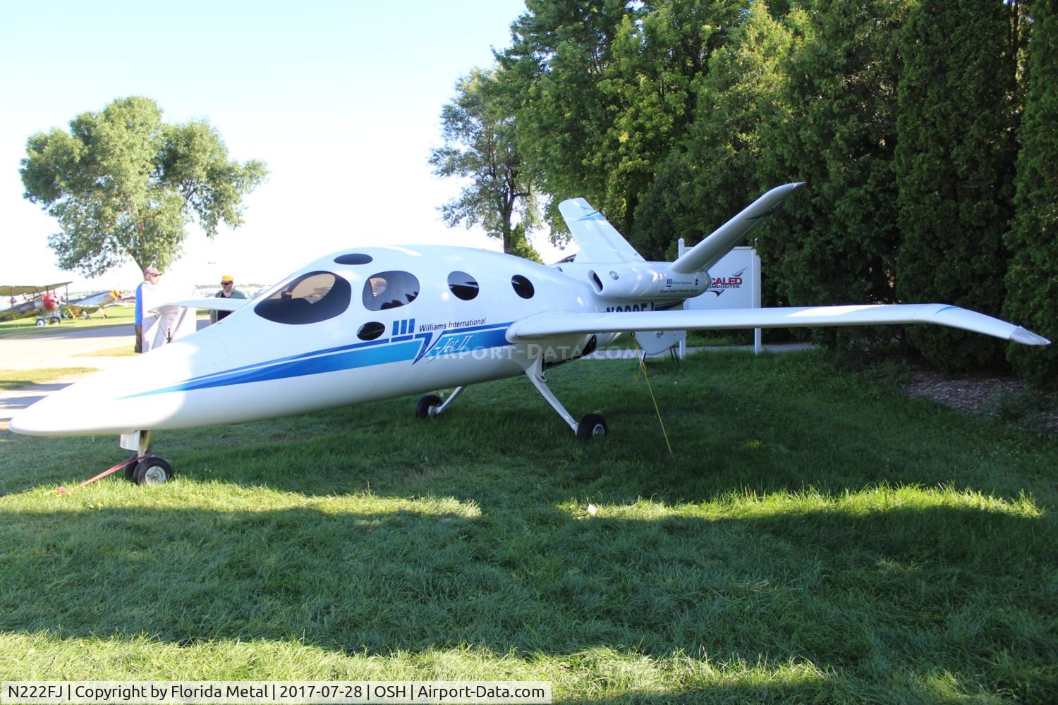 N222FJ, 1997 Scaled Composites 271 V-Jet II C/N 001, Scaled Composites V-Jet II