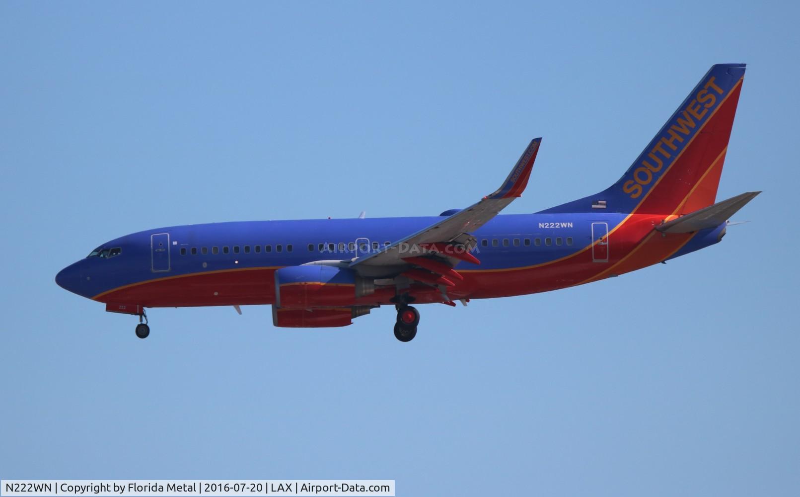 N222WN, 2005 Boeing 737-7H4 C/N 34290, Southwest