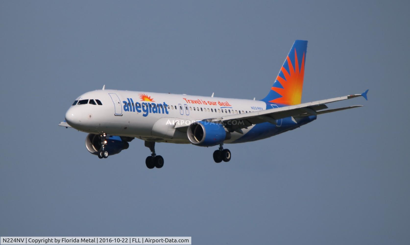 N224NV, Airbus A320-214 C/N 1694, Allegiant