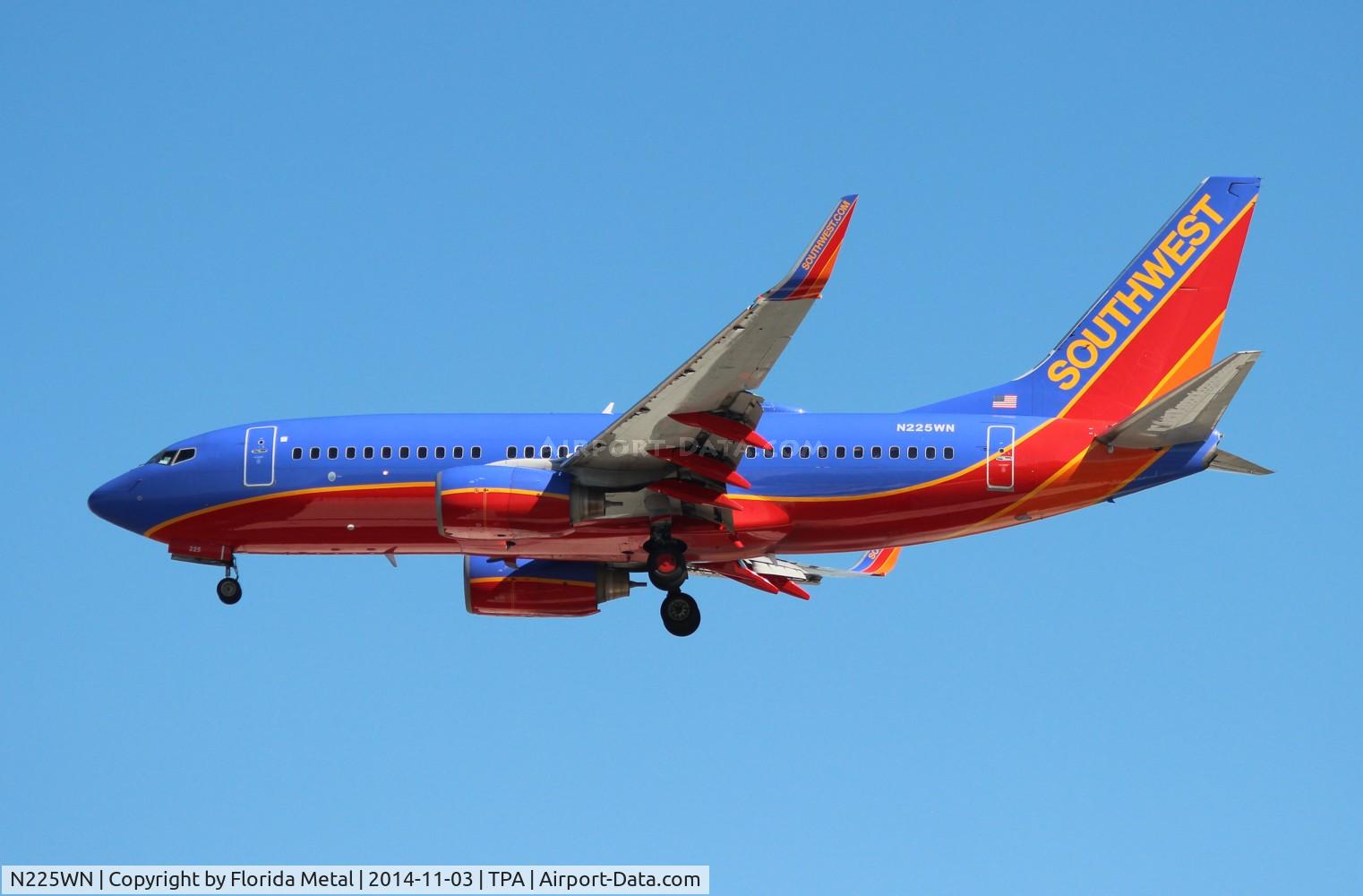 N225WN, 2005 Boeing 737-7H4 C/N 34333, Southwest