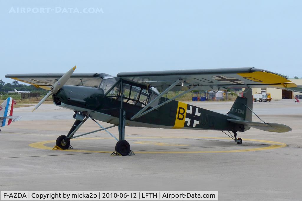 F-AZDA, Morane-Saulnier MS-500 Criquet C/N 226, Parked
