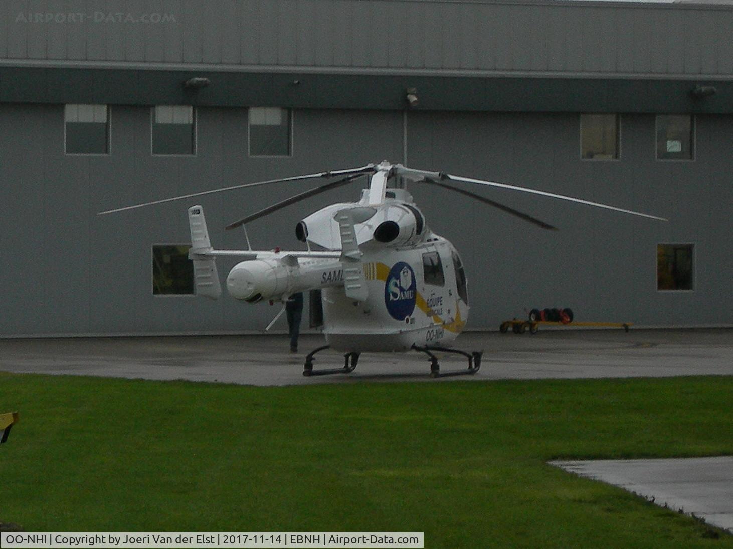 OO-NHI, 2009 MD Helicopters MD-902 C/N 900-00137, Preparing for take-off
