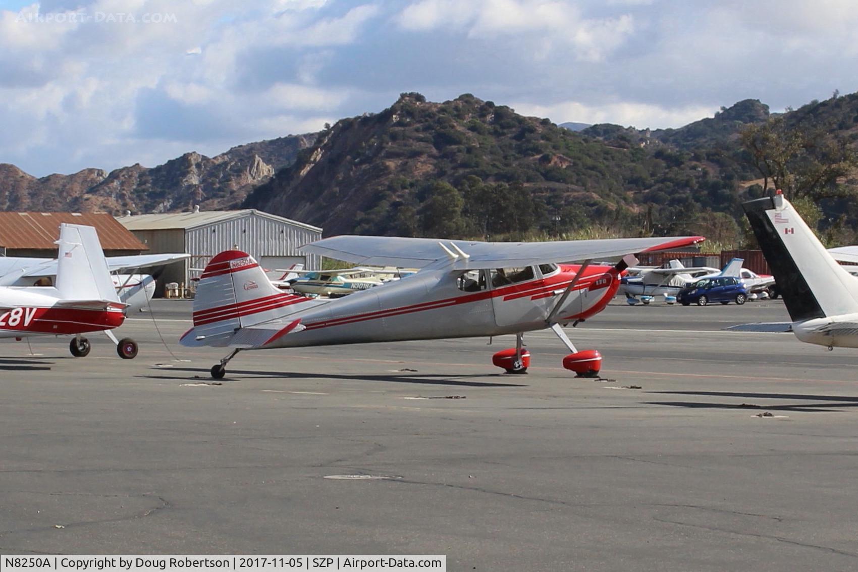 N8250A, 1952 Cessna 170B C/N 25102, 1952 Cessna 170B, Continental C-145 145 Hp