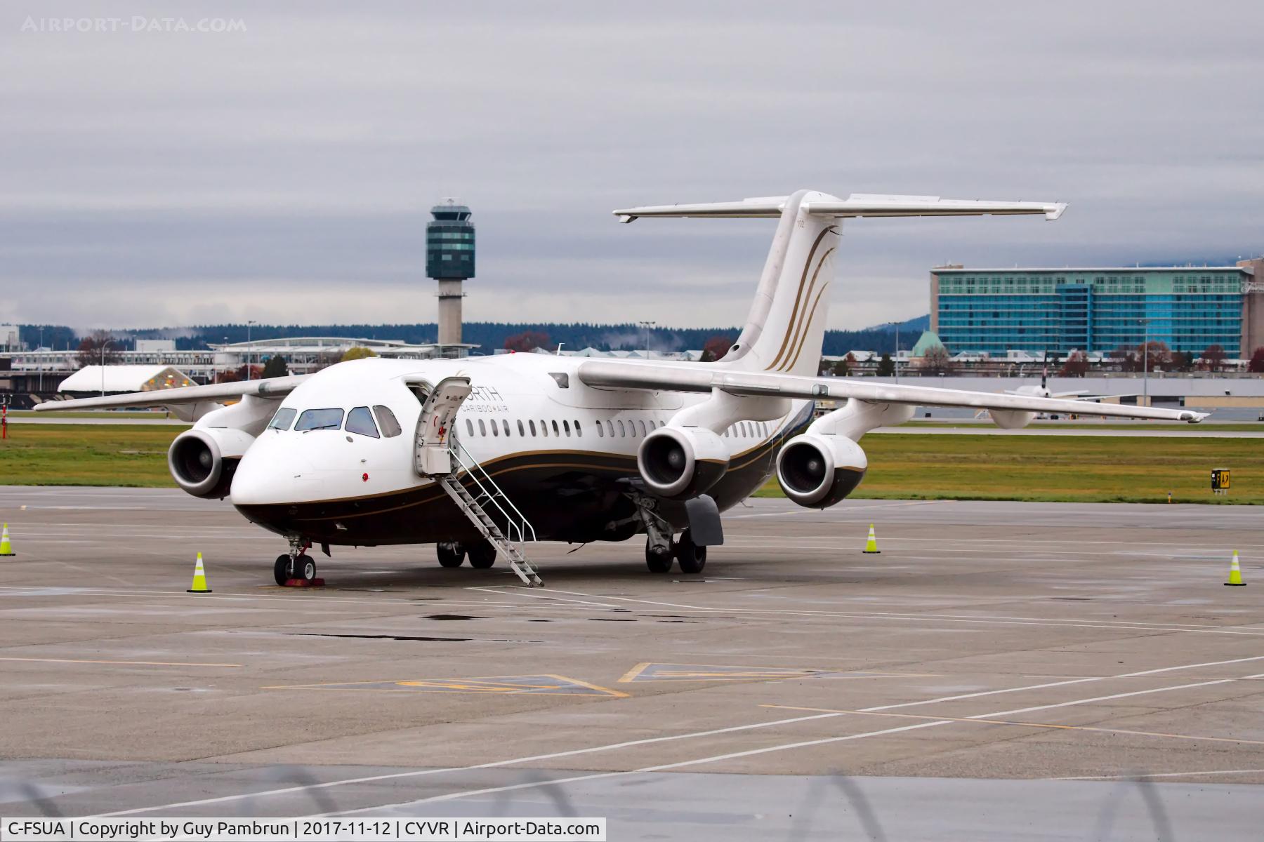 C-FSUA, 2000 British Aerospace Avro 146-RJ100 C/N E3373, Parked
