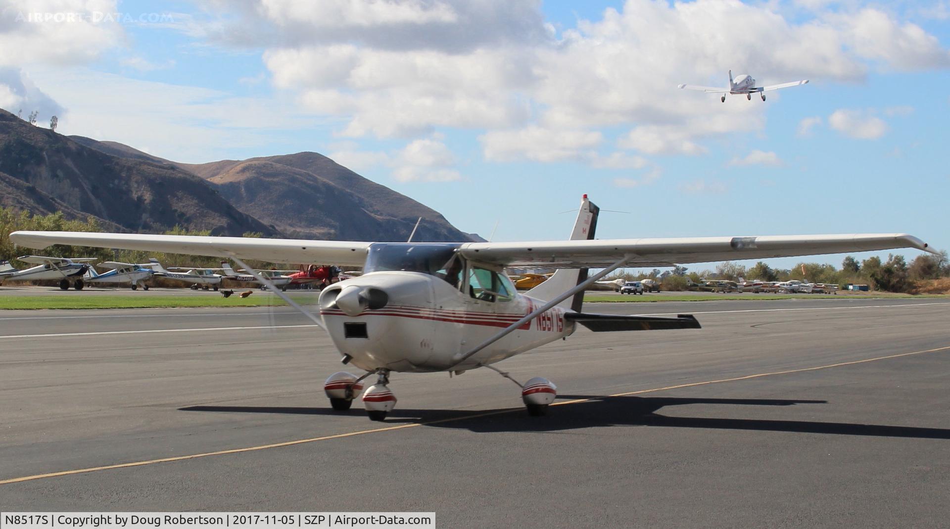 N8517S, 1965 Cessna 182H Skylane C/N 18256617, 1965 Cessna 182H SKYLANE, Continental O-470-R 230 Hp, taxi back
