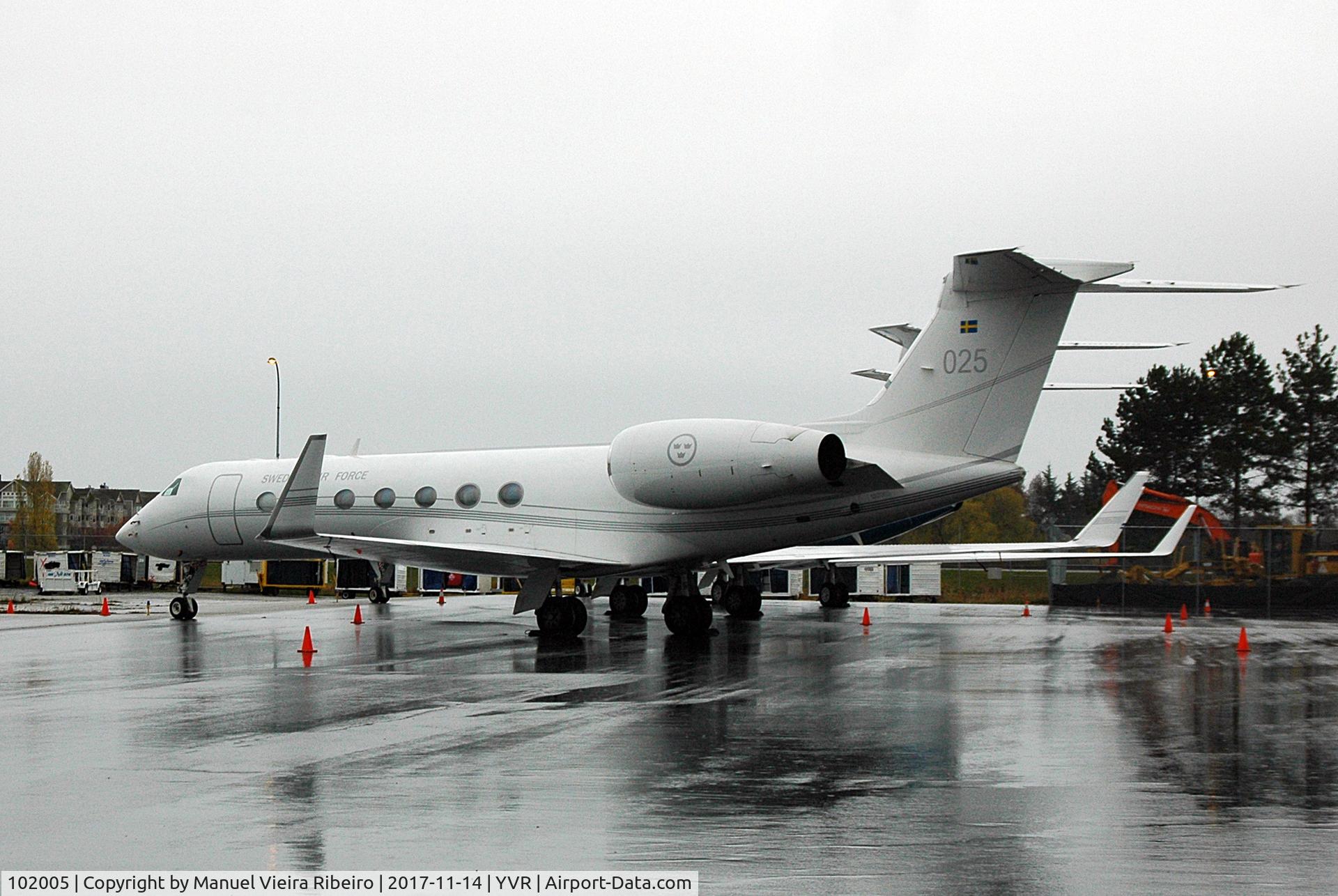 102005, 2008 Gulfstream Aerospace GV-SP (G550) C/N 5200, 2017 UN Peacekeeping Defence Ministerial Conference in Vancouver.
