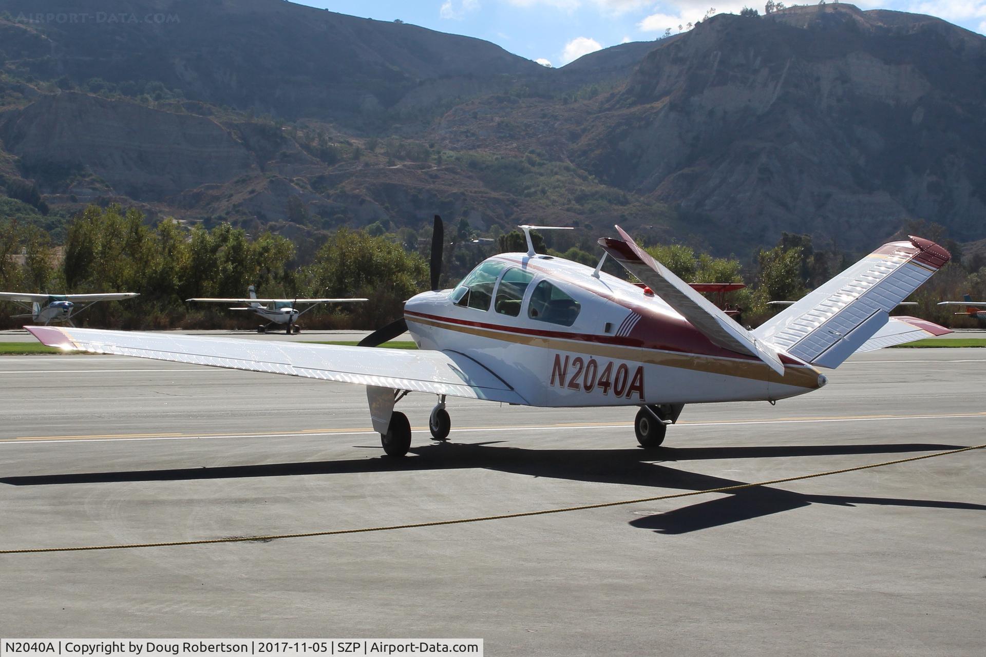 N2040A, 1969 Beech V35A Bonanza C/N D-9024, 1969 Beech V35A BONANZA, Continental IO-520 285 Hp