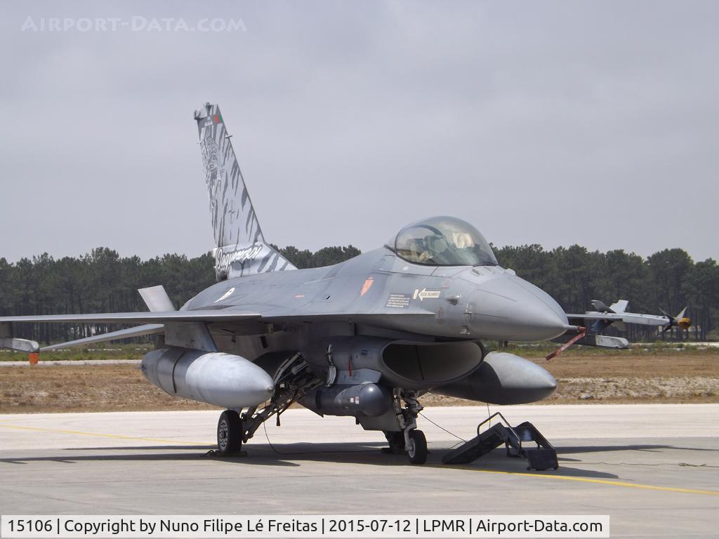 15106, Lockheed F-16A Fighting Falcon C/N AA-6, Static display. SQN 301 