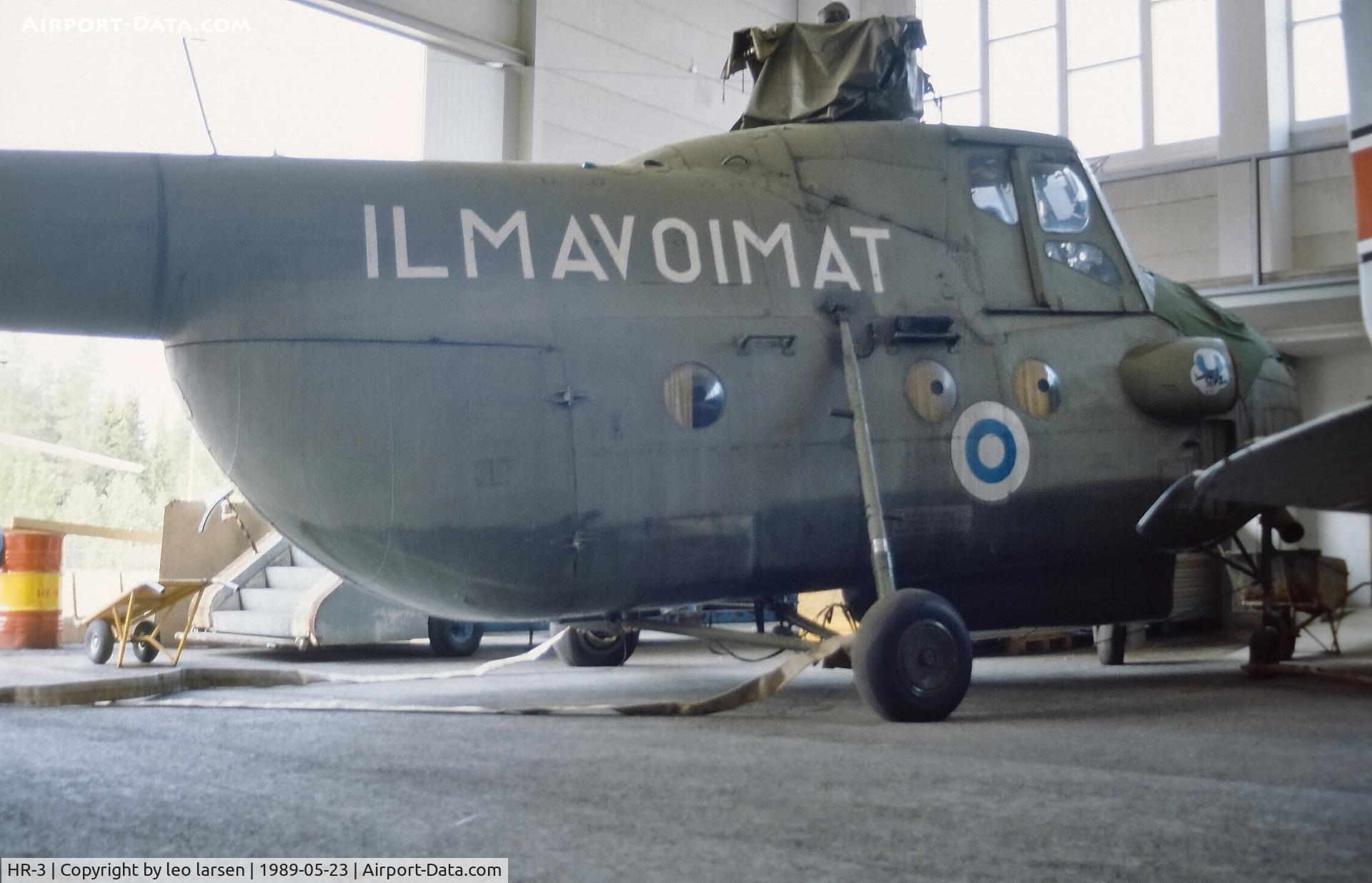 HR-3, 1961 Mil Mi-4 Hound C/N 09114, Air Museum Helsinki 23.5.1989