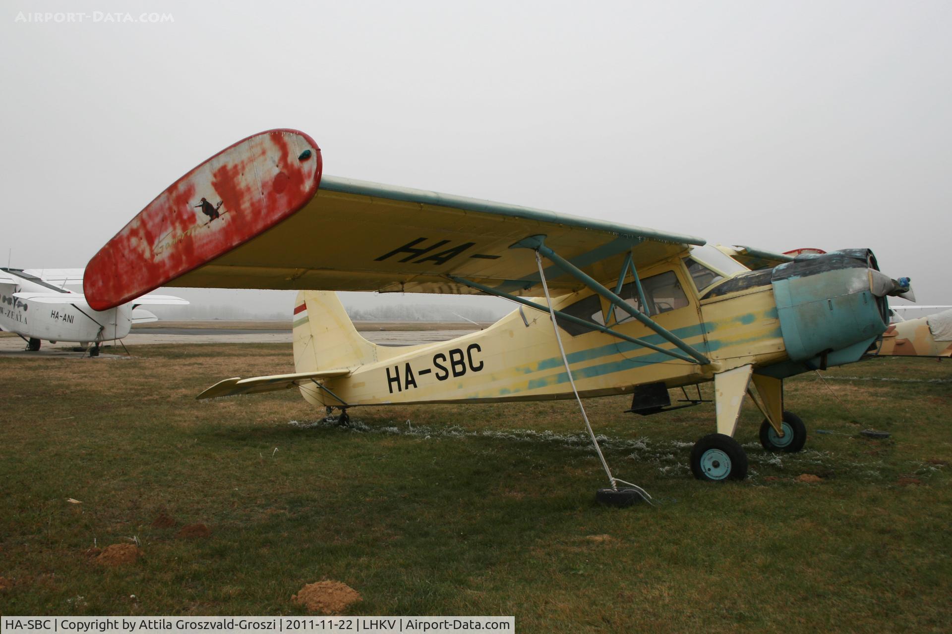 HA-SBC, 1967 PZL-Okecie PZL-101A Gawron C/N 107201, Kaposújlak Airport, Hungary