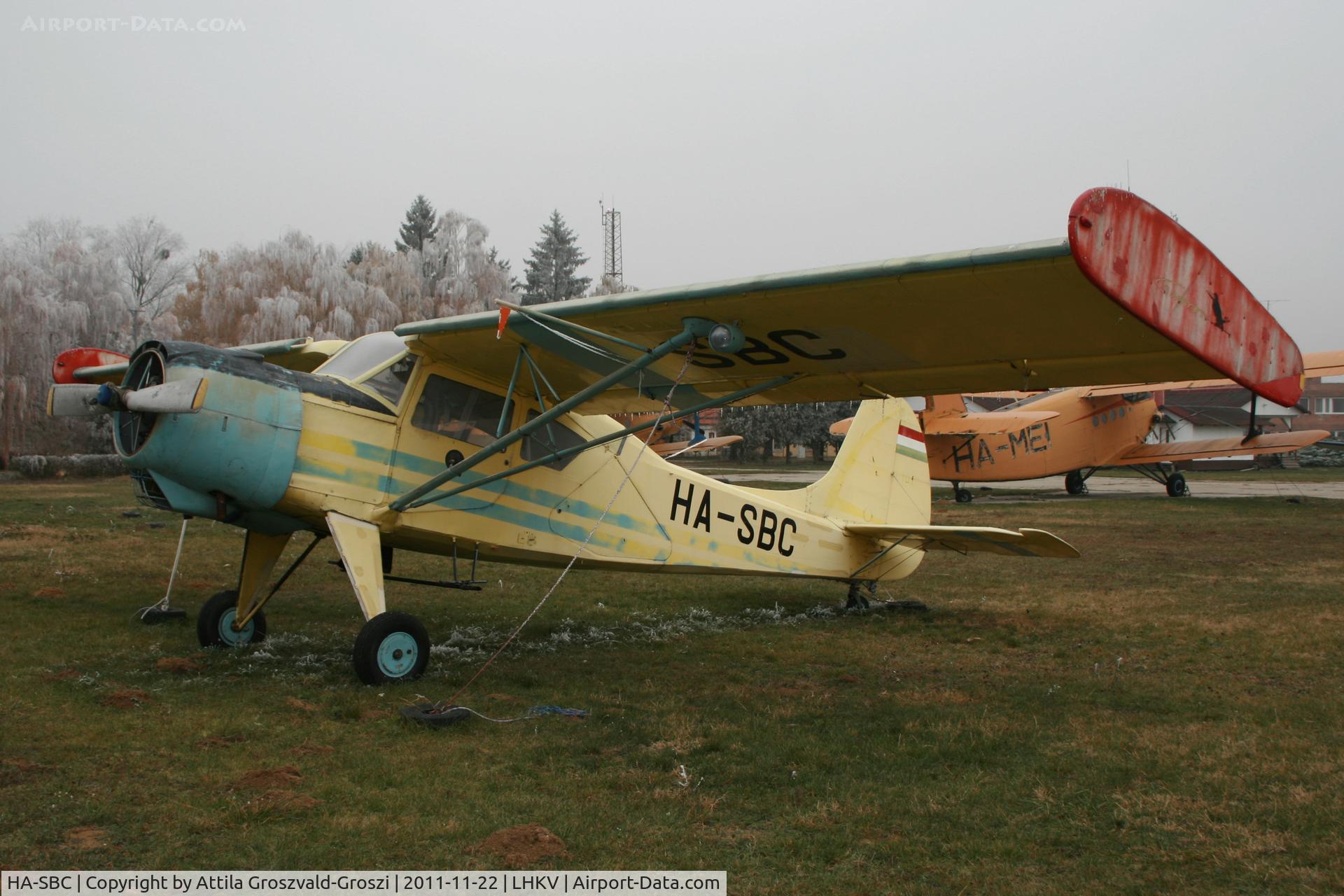 HA-SBC, 1967 PZL-Okecie PZL-101A Gawron C/N 107201, Kaposújlak Airport, Hungary
