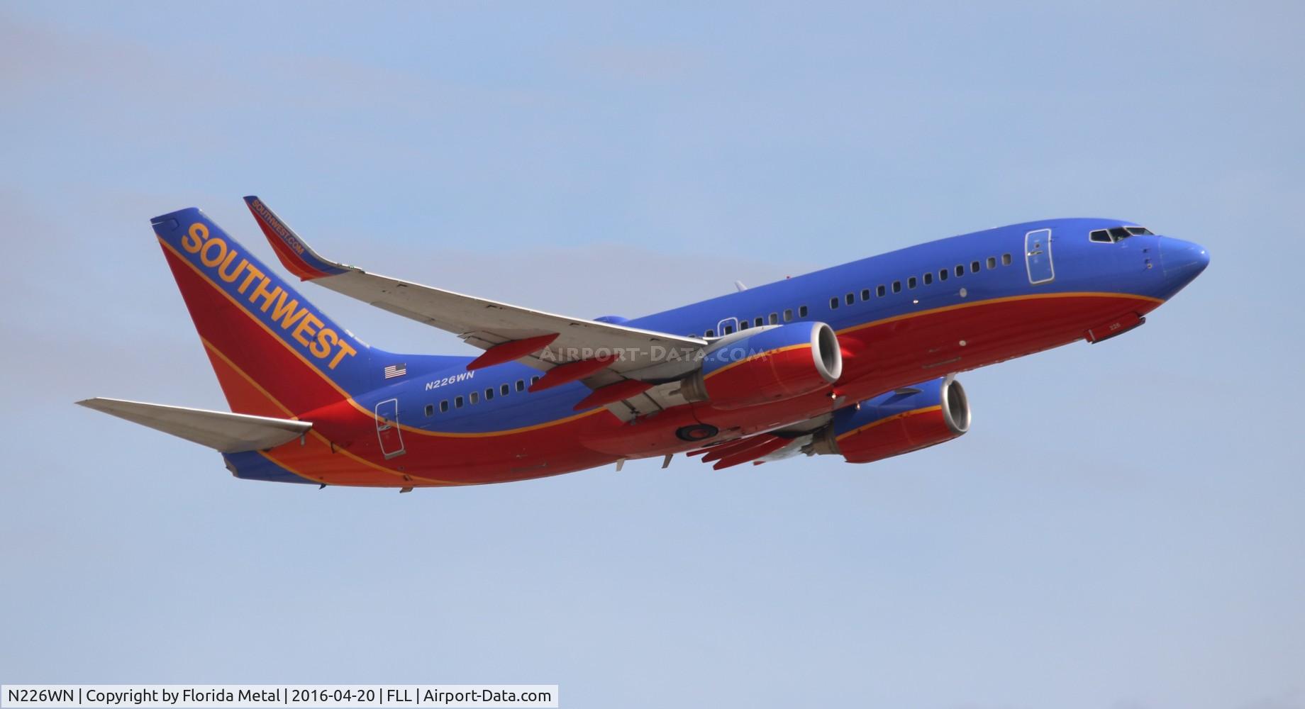 N226WN, 2005 Boeing 737-7H4 C/N 32494, Southwest