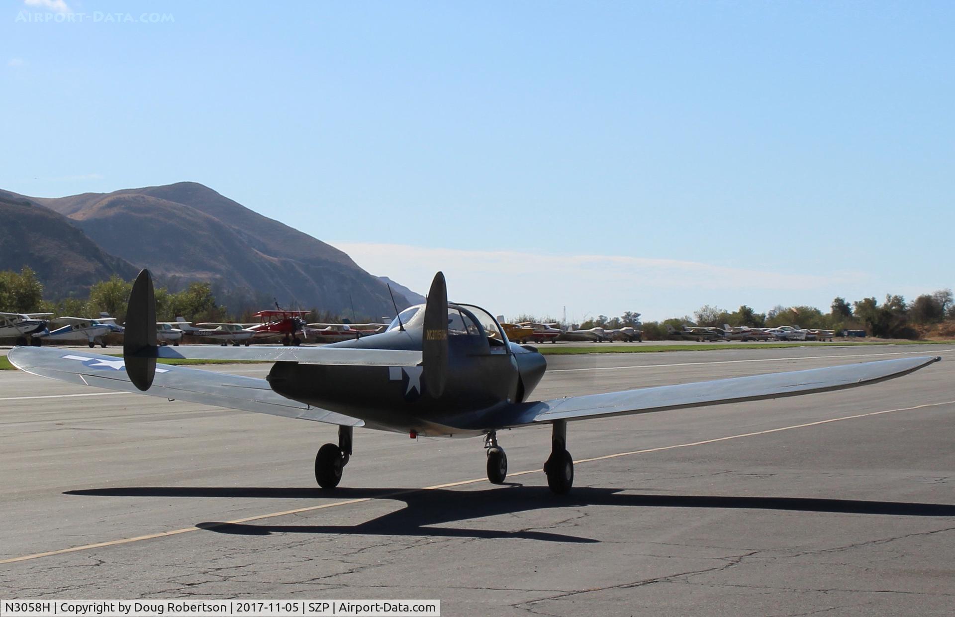 N3058H, 1946 Erco 415C Ercoupe C/N 3683, 1946 ERCO 415-C ERCOUPE, Continental C85 85 Hp, taxi