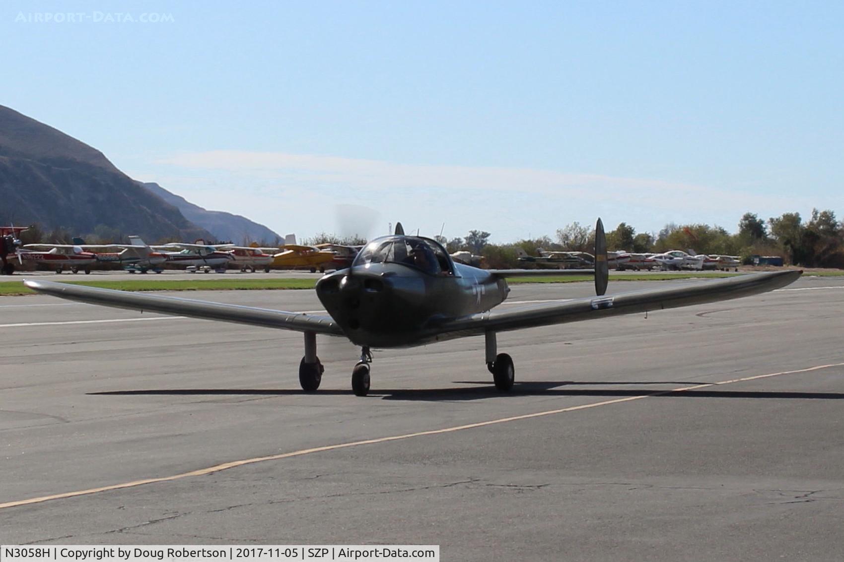N3058H, 1946 Erco 415C Ercoupe C/N 3683, 1946 ERCO 415-C ERCOUPE, Continental C85 85 Hp, taxi