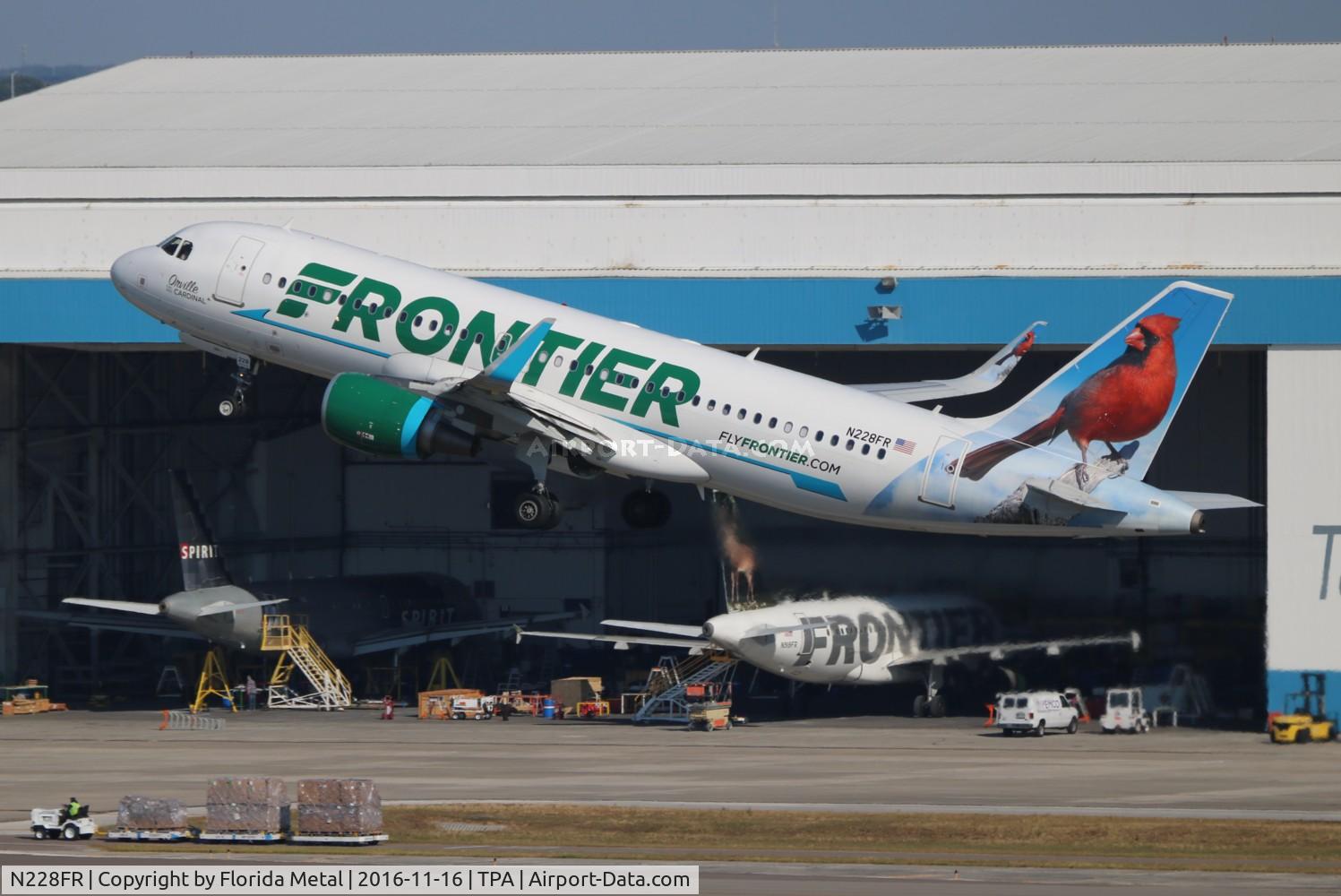 N228FR, 2013 Airbus A320-214 C/N 5526, Frontier