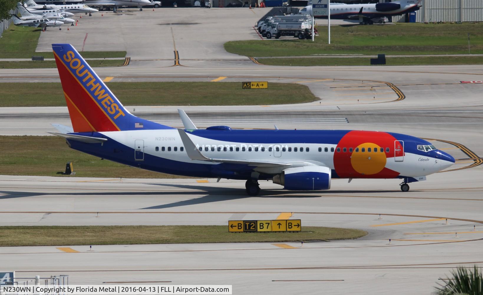 N230WN, 2006 Boeing 737-7H4 C/N 34592, Colorado One