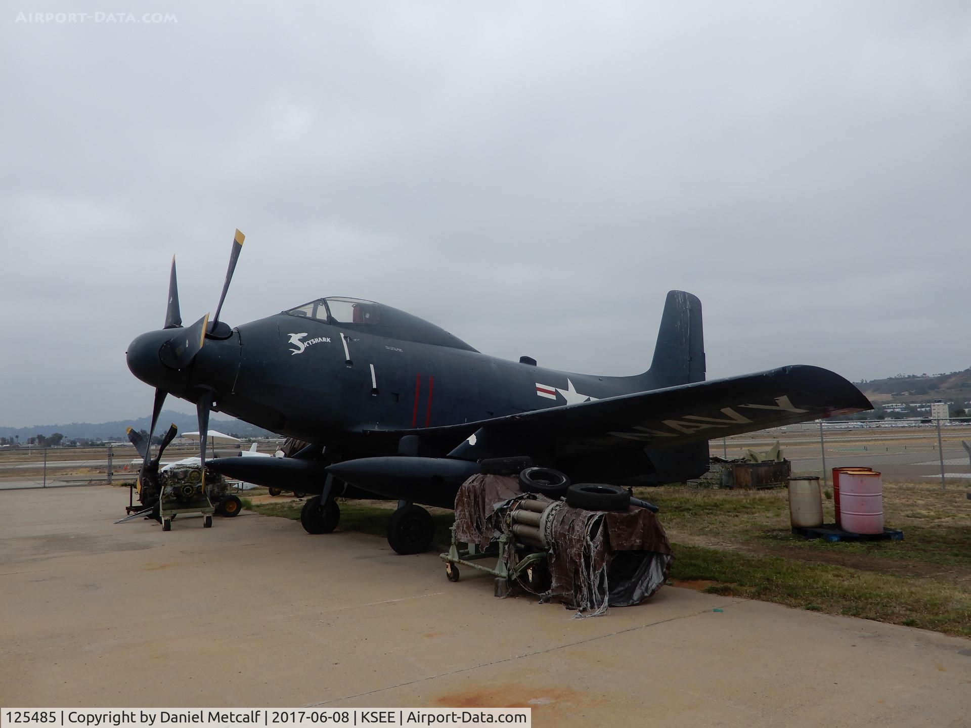 125485, 1954 Douglas A2D-1 Skyshark C/N 7596, San Diego Air & Space Museum (Gillespie Field Annex)