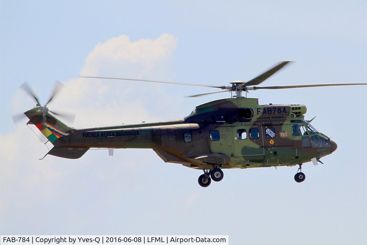 FAB-784, 2016 Airbus Helicopters AS-332C-1e Super Puma C/N 2998, Airbus Helicopters AS-332C-1e, Test flight with provisional registration F-ZWCQ, Marseille-Provence airport (LFML-MRS)