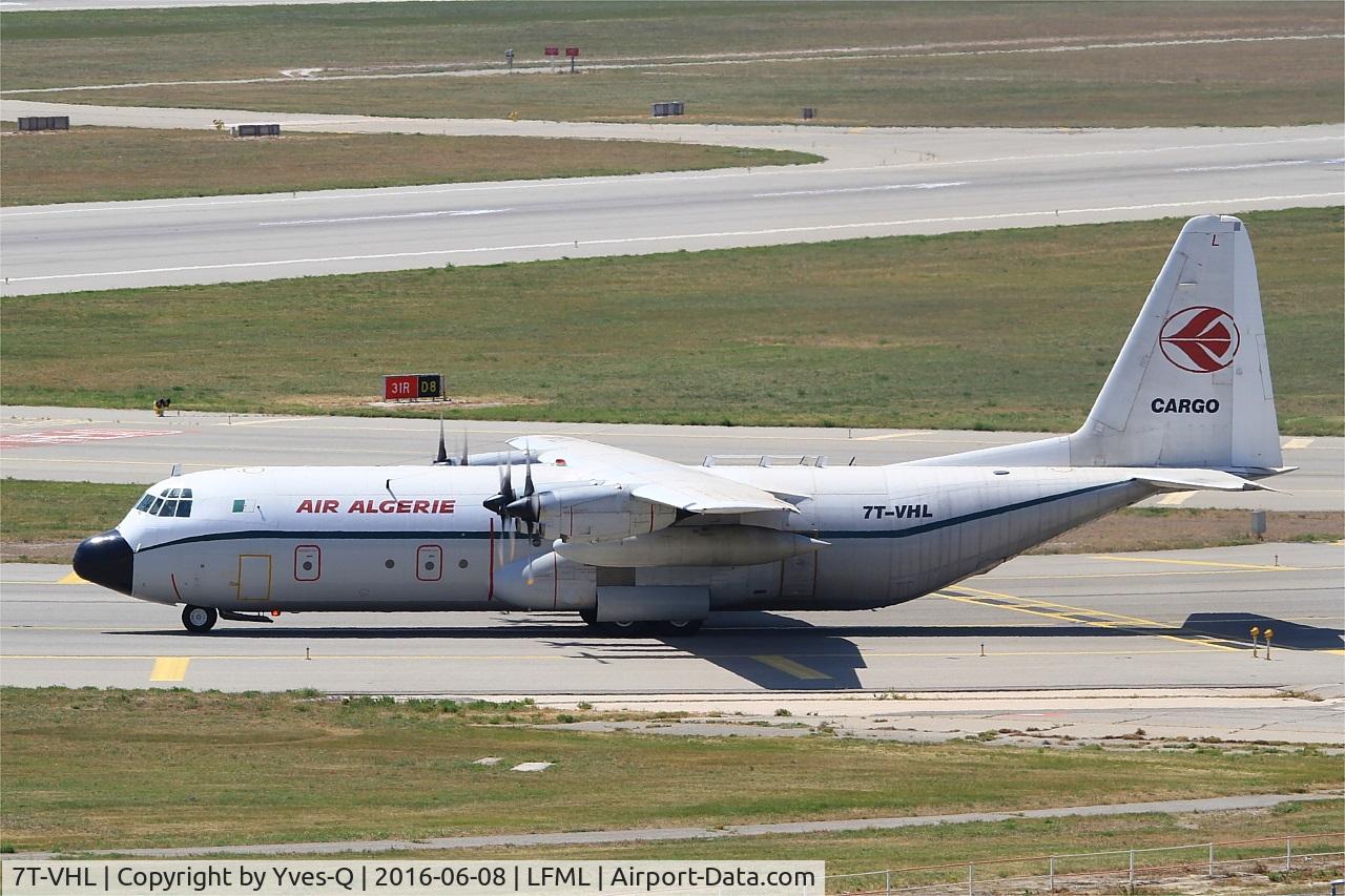 7T-VHL, 1981 Lockheed L-100-30 Hercules (L-382G) C/N 382-4886, Lockheed L-100-30 Hercules, Holding point rwy 31R, Marseille-Provence Airport (LFML-MRS)