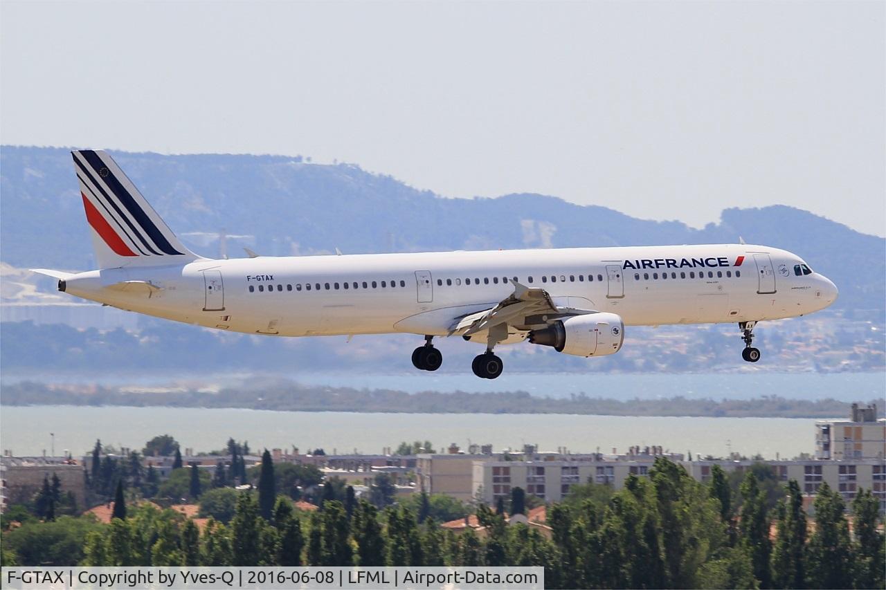 F-GTAX, 2009 Airbus A321-212 C/N 3930, Airbus A321-212, On final Rwy 31R, Marseille-Provence Airport (LFML-MRS)