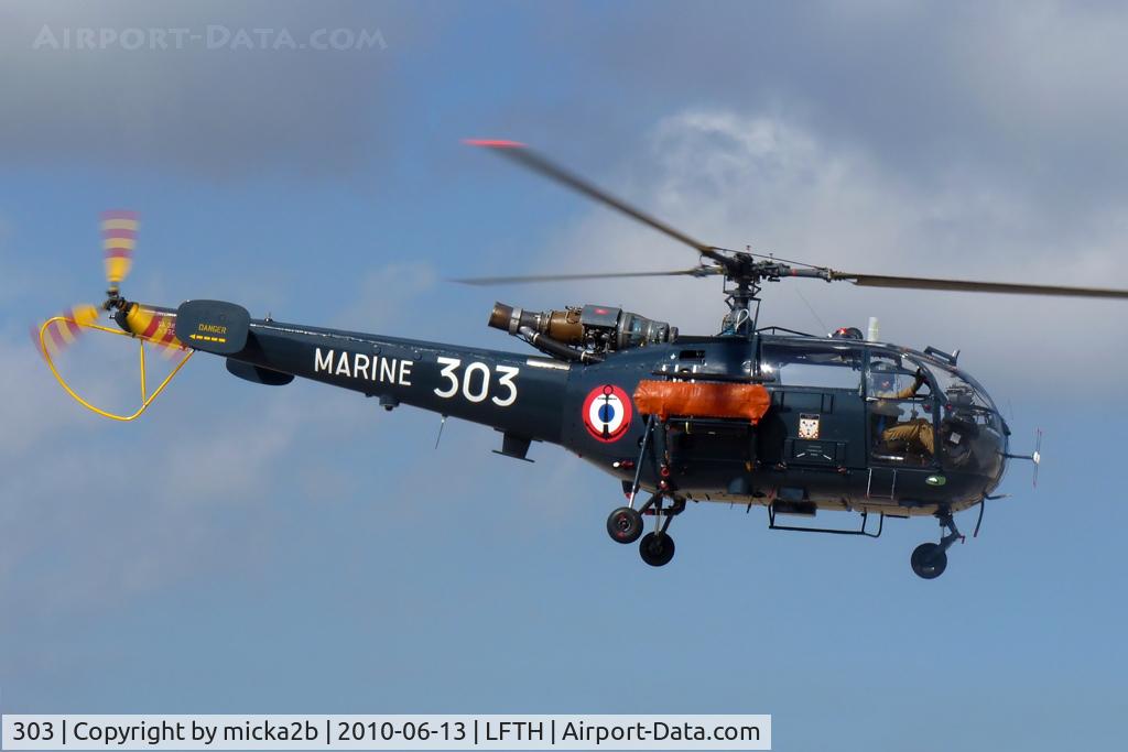 303, Sud Aviation SA-319B Alouette III C/N 2303, In flight