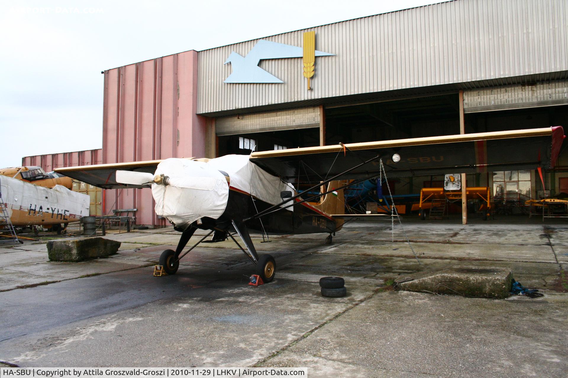 HA-SBU, 1969 PZL-Okecie PZL-101A Gawron C/N 119257, Kaposújlak Airport, Hungary