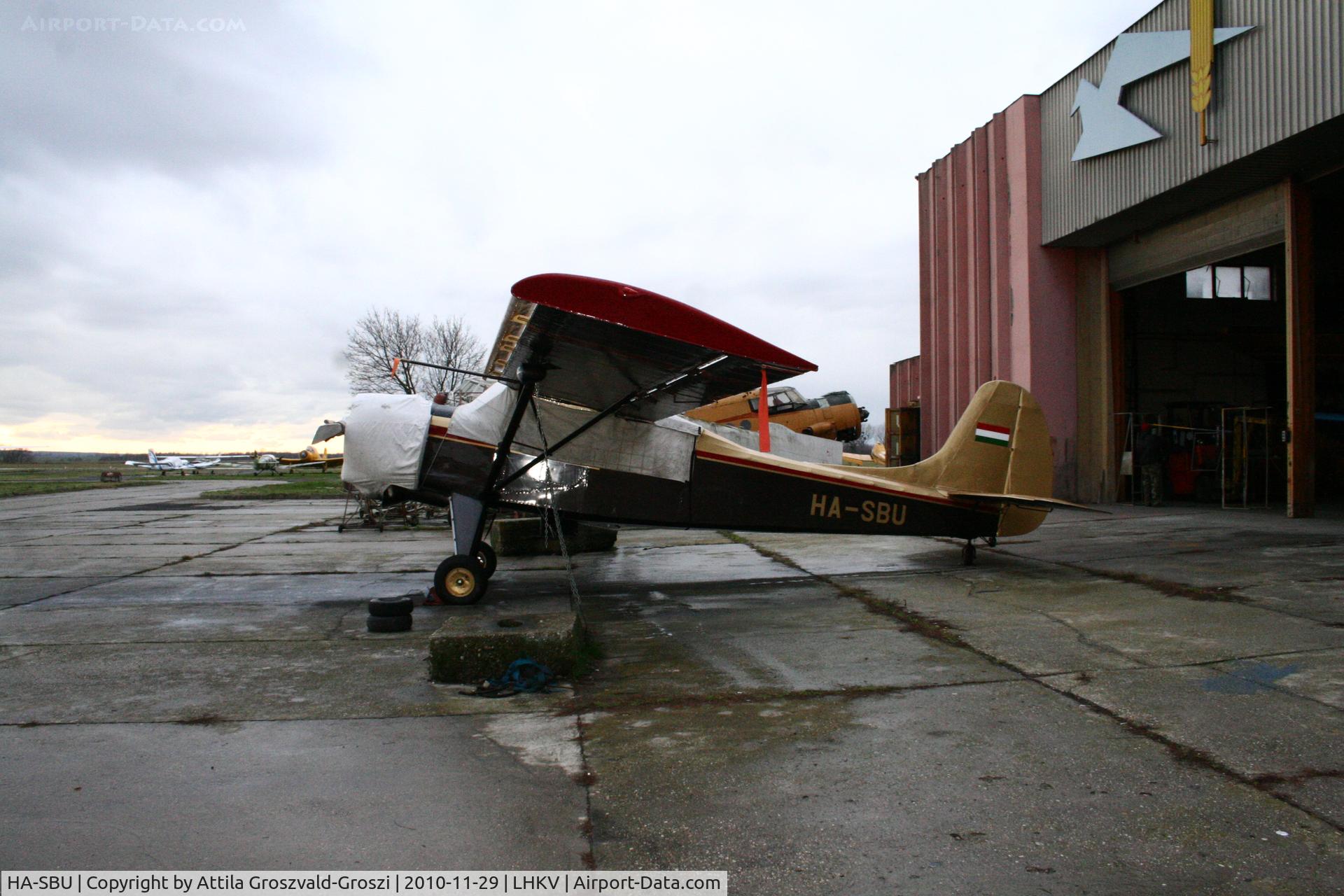 HA-SBU, 1969 PZL-Okecie PZL-101A Gawron C/N 119257, Kaposújlak Airport, Hungary