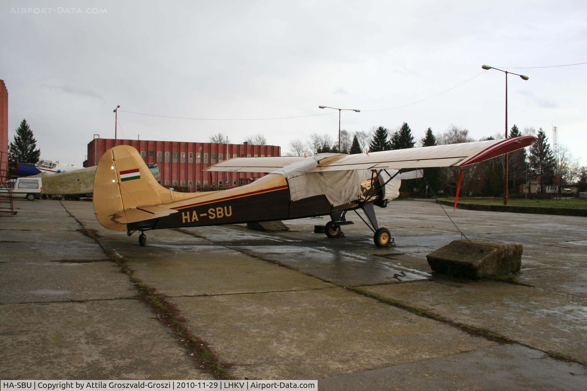 HA-SBU, 1969 PZL-Okecie PZL-101A Gawron C/N 119257, Kaposújlak Airport, Hungary