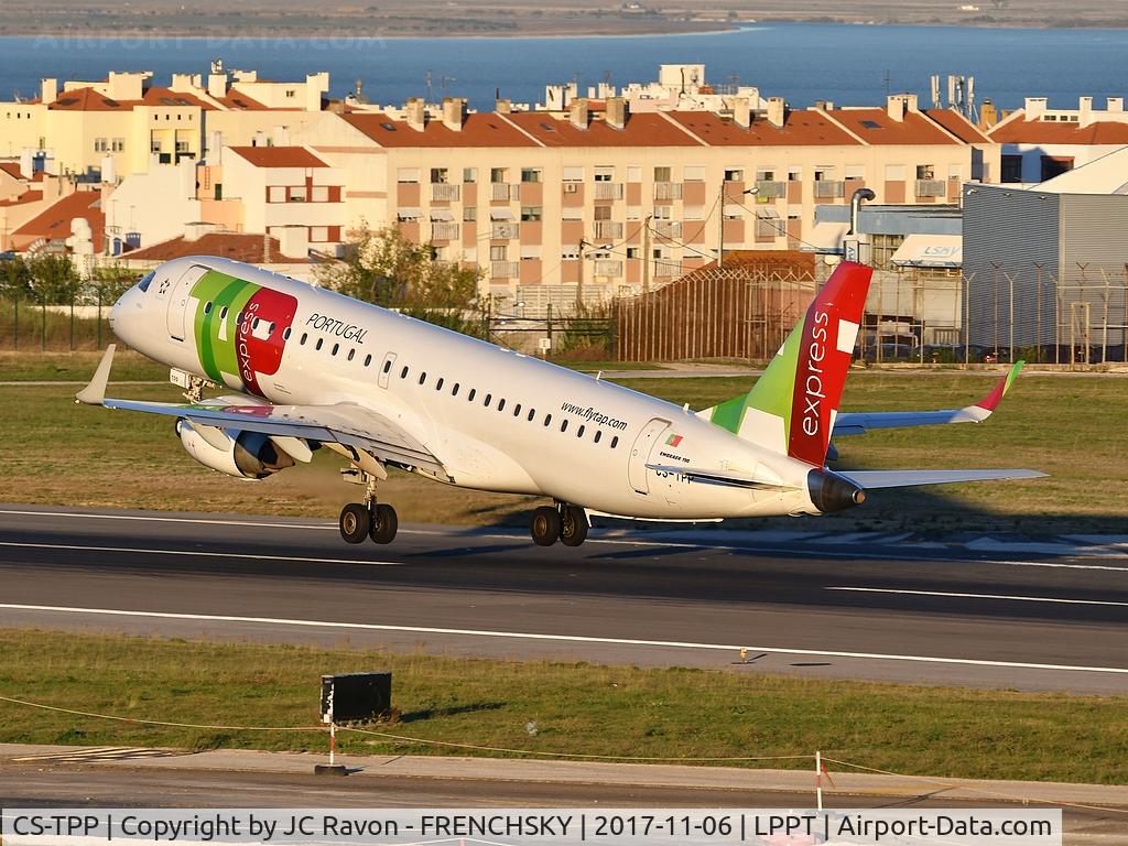 CS-TPP, 2011 Embraer 190LR (ERJ-190-100LR) C/N 19000441, TAP Express take off runway 03