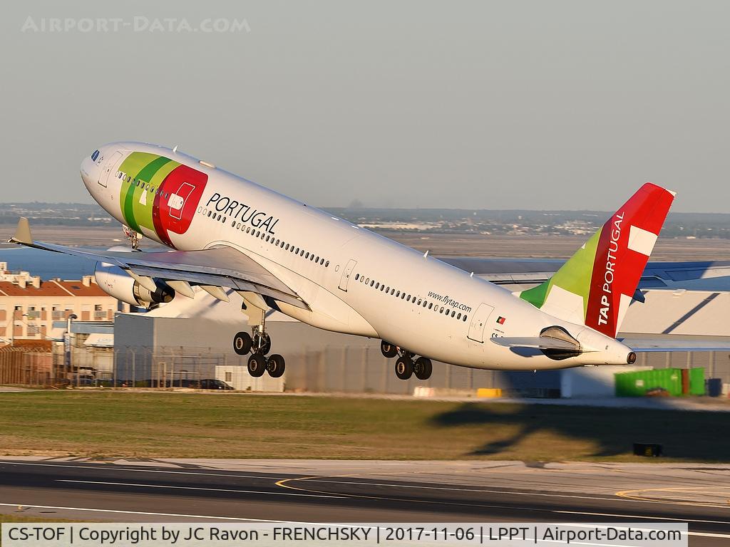 CS-TOF, 1999 Airbus A330-223 C/N 308, Infante D.Henrique take off runway 03