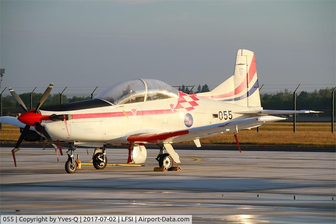 055, Pilatus PC-9M C/N 618, Pilatus PC-9M, Croatian Air Force aerobatic team, Flight line, St Dizier-Robinson Air Base 113 (LFSI) Open day 2017