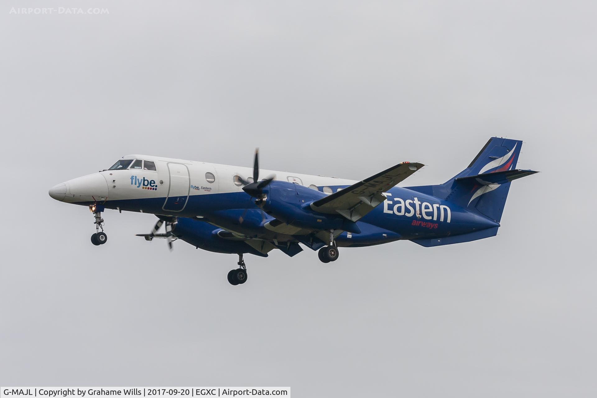 G-MAJL, 1996 British Aerospace Jetstream 41 C/N 41087, BAe Jetstream 4102 G-MAJL Eastern Airways, Coningsby 20/9/17