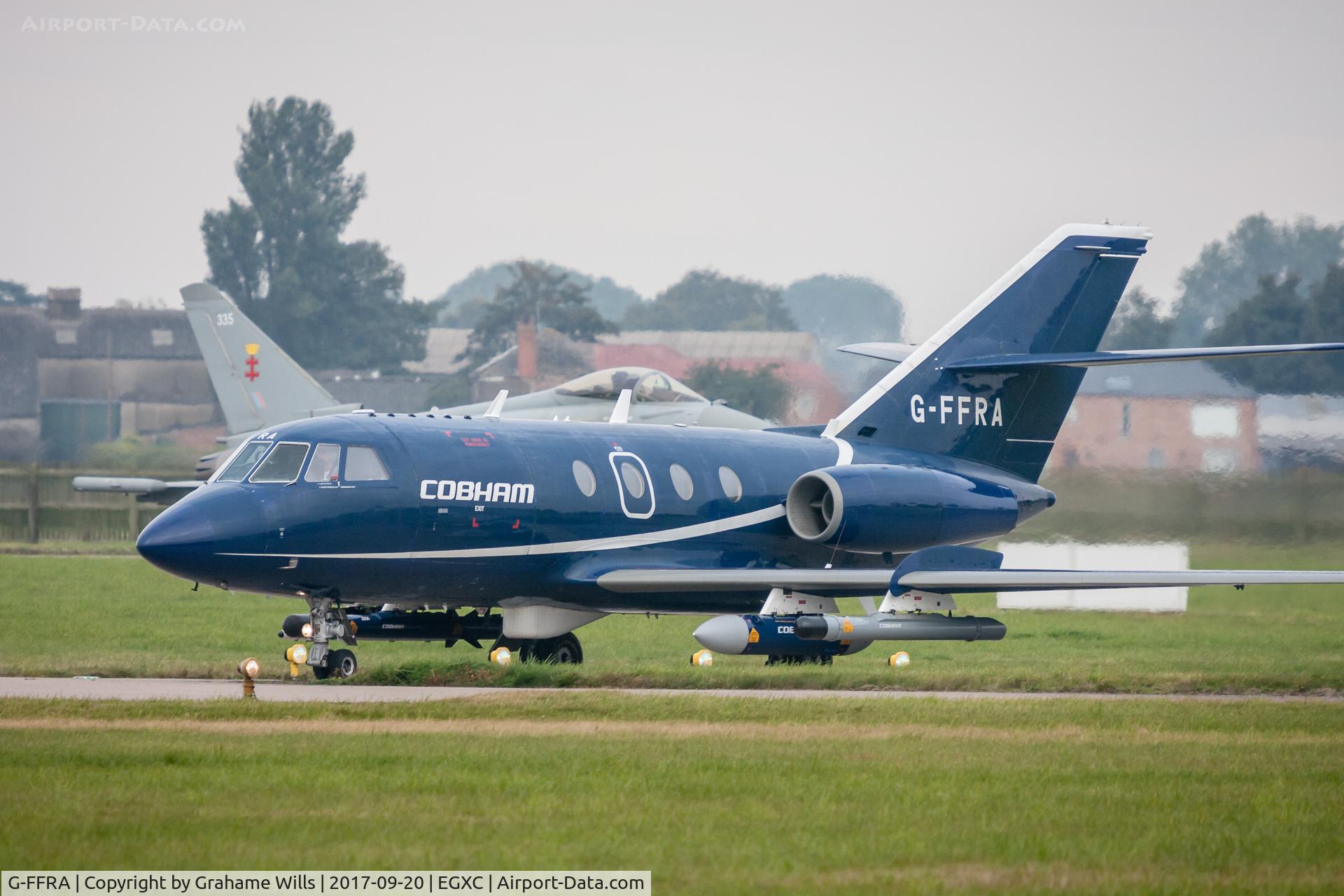 G-FFRA, 1968 Dassault Falcon (Mystere) 20DC C/N 132, Falcon 20DC G-FFRA Cobham/FR Aviation, Coningsby 20/9/17