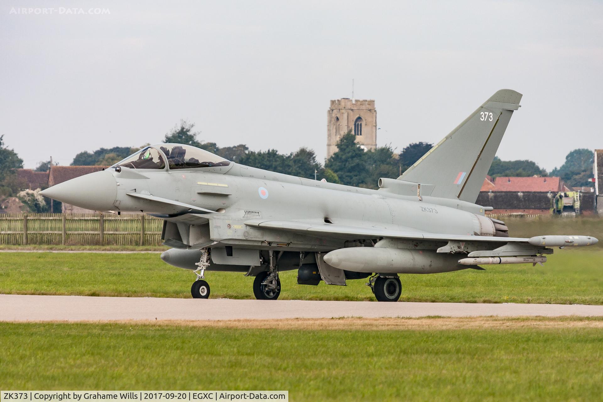 ZK373, Eurofighter EF-2000 Typhoon FGR4 C/N BS134, Eurofighter Typhoon FGR4 ZK373/373 29 [Reserve] Sqd RAF, Coningsby 20/9/17
