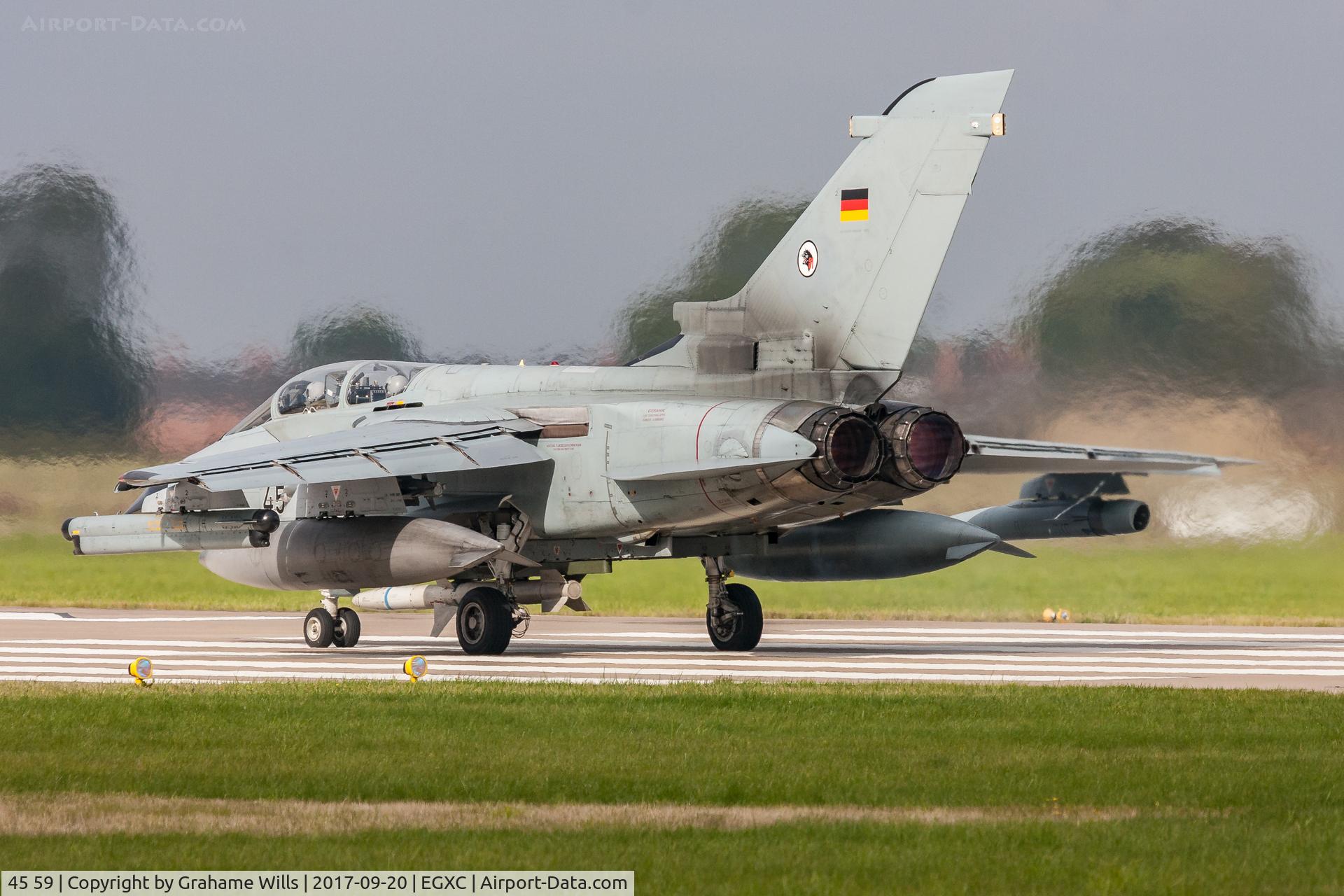 45 59, Panavia Tornado IDS C/N 653/GS207/4259, Panavia Tornado IDS 4559 TLG-51 German AF, Coningsby 20/9/17
