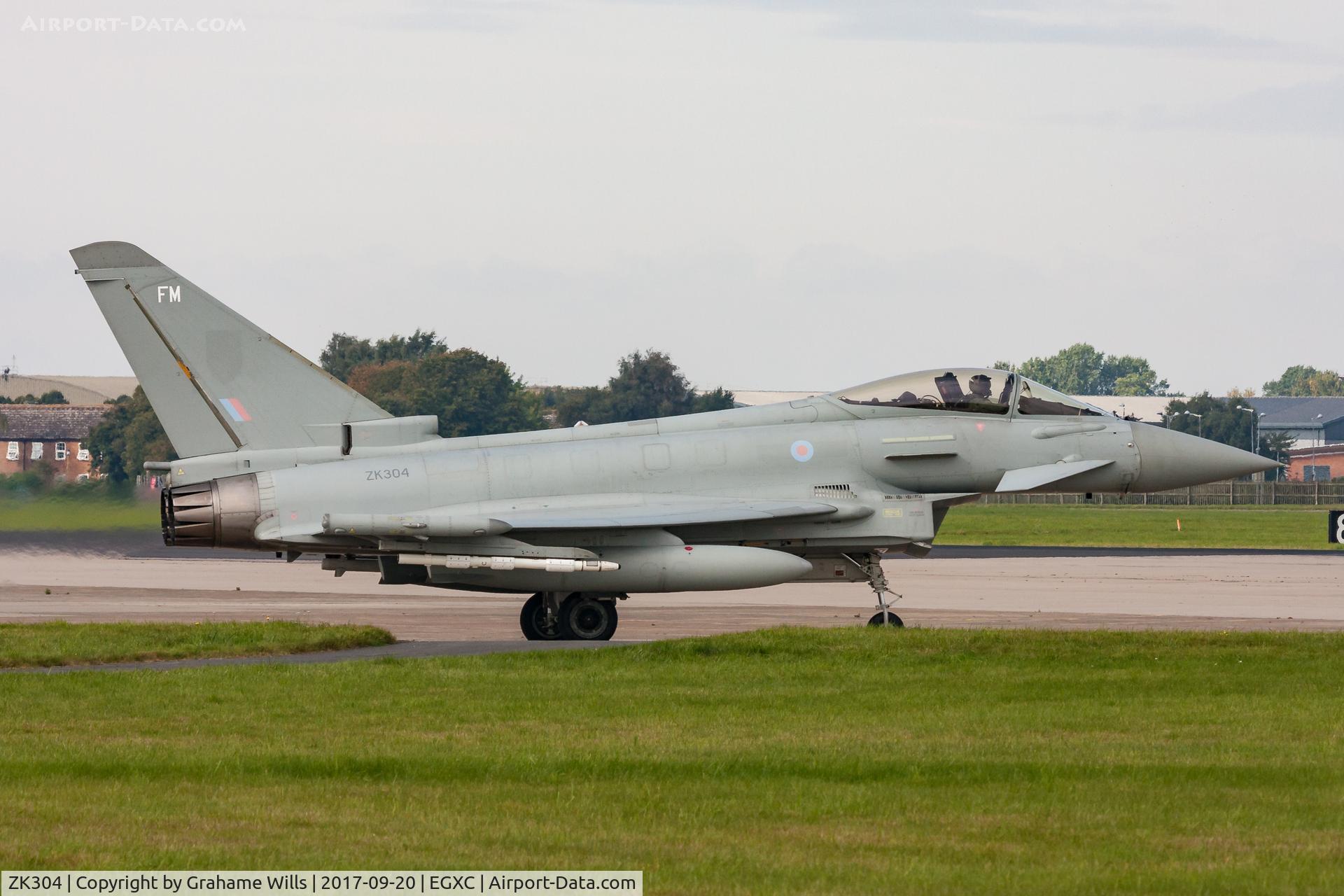 ZK304, 2009 Eurofighter EF-2000 Typhoon FGR4 C/N BS055/212, Eurofighter Typhoon FGR4 ZK304/FM 3 Sqd RAF, Coningsby 20/9/17