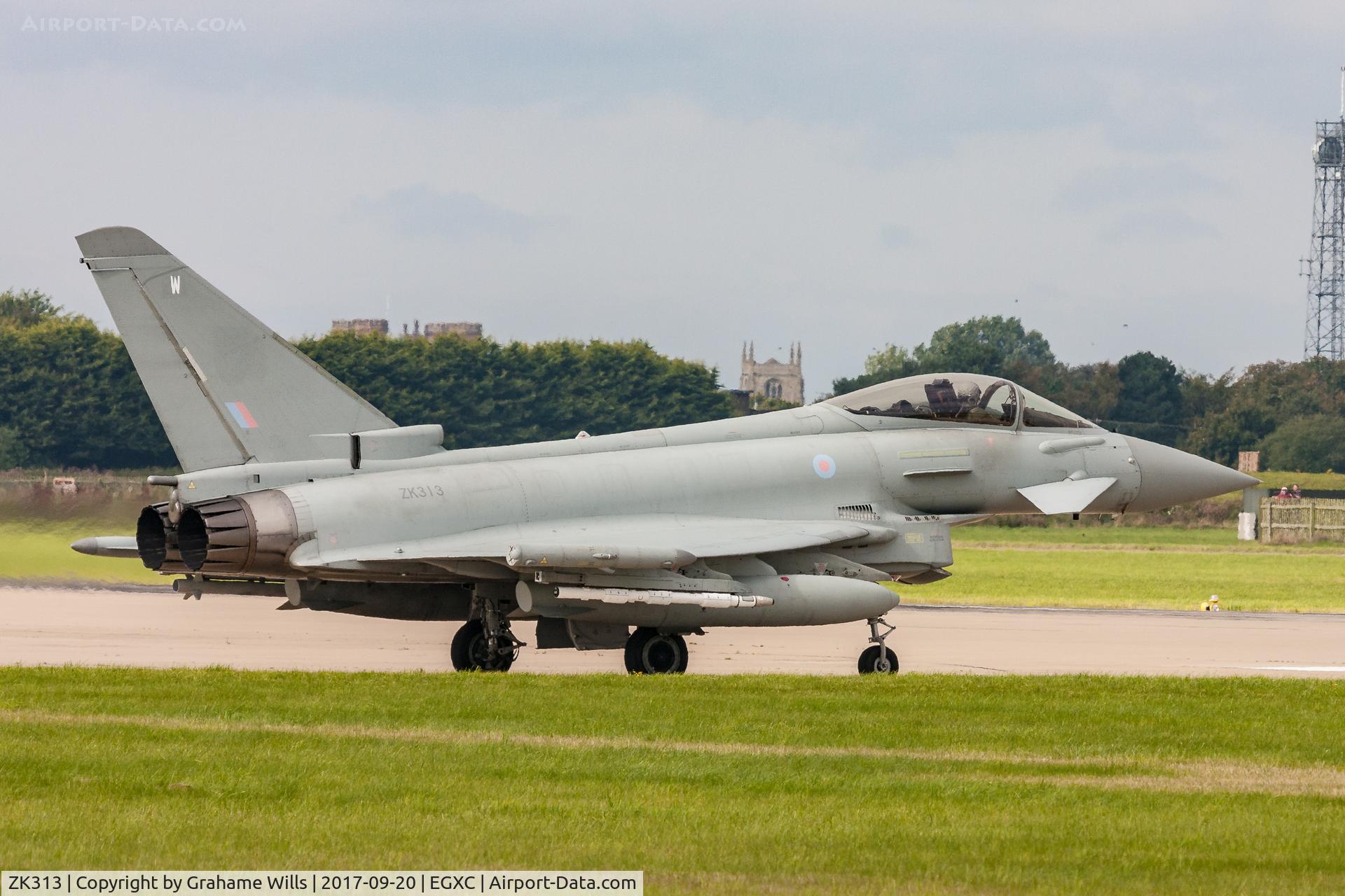 ZK313, 2011 Eurofighter EF-2000 Typhoon FGR4 C/N BS070, Eurofighter Typhoon FGR4 ZK313/W 3 Sqd RAF, Coningsby 20/9/17