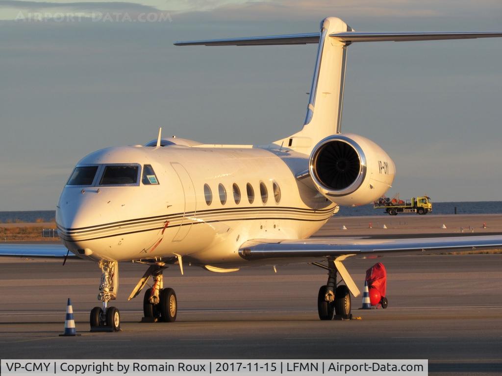 VP-CMY, 2010 Gulfstream Aerospace GIV-X (G450) C/N 4203, Parked