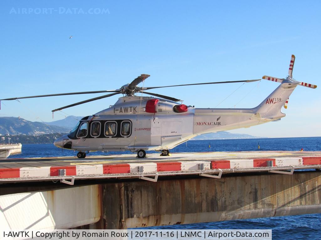I-AWTK, 2011 AgustaWestland AW-139 C/N 31353, Parked