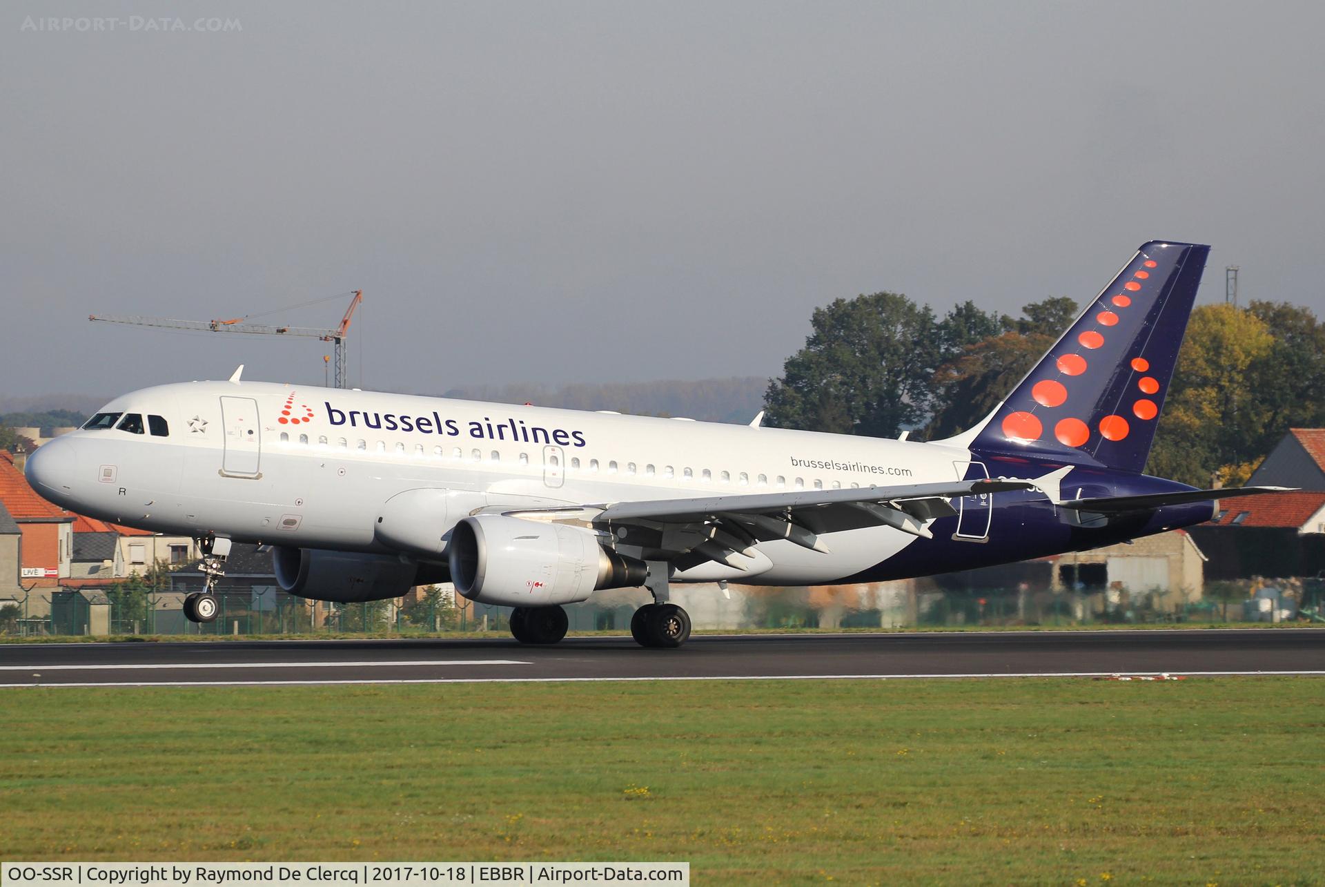OO-SSR, 2010 Airbus A319-112 C/N 4275, Landing 25L