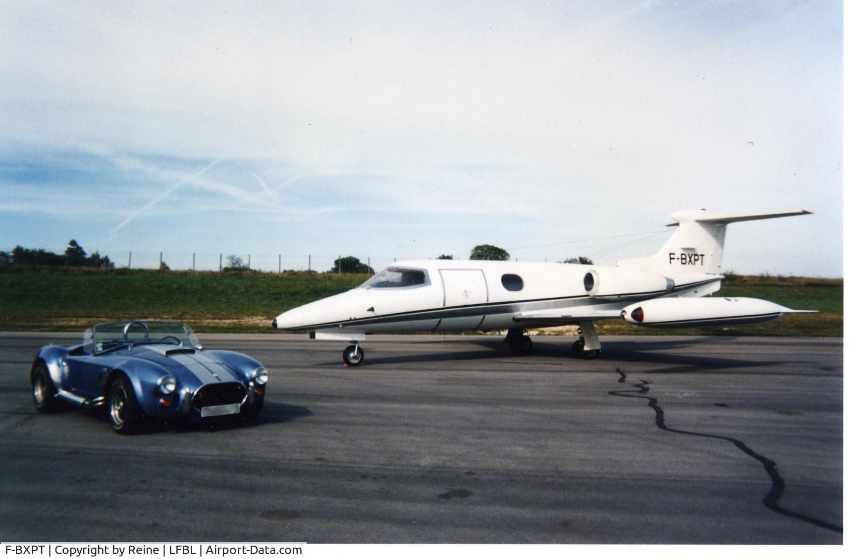F-BXPT, 1965 Learjet 23 C/N 23-014, Learjet 23 FBXPT and Cobra 427 on LFBL Airport
