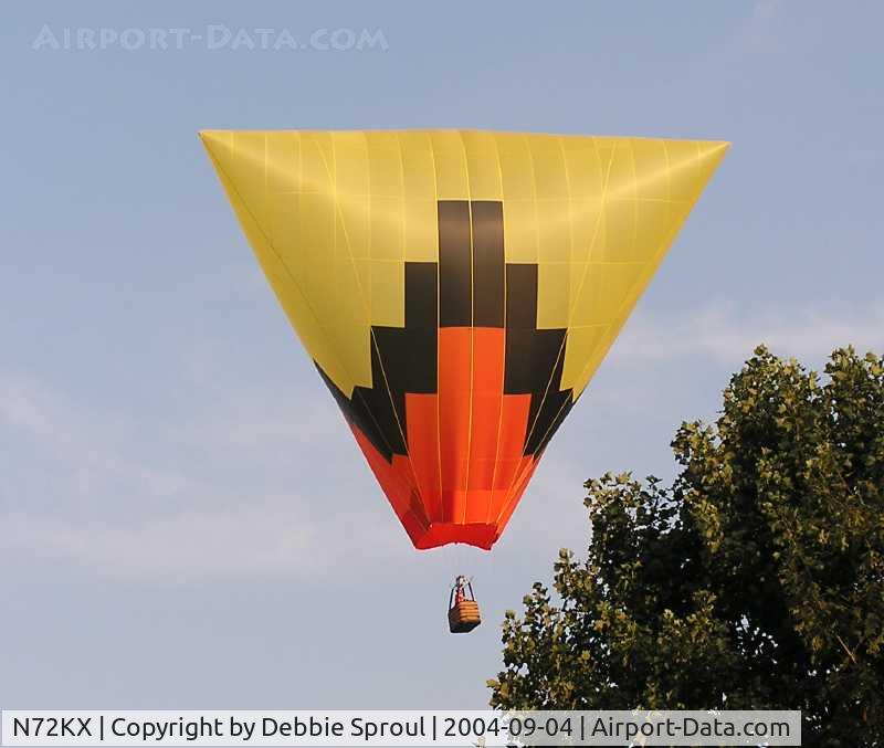 N72KX, 2004 Sproul Keith A 72K-TET C/N S-003, Tetrahedron Hot Air Balloon