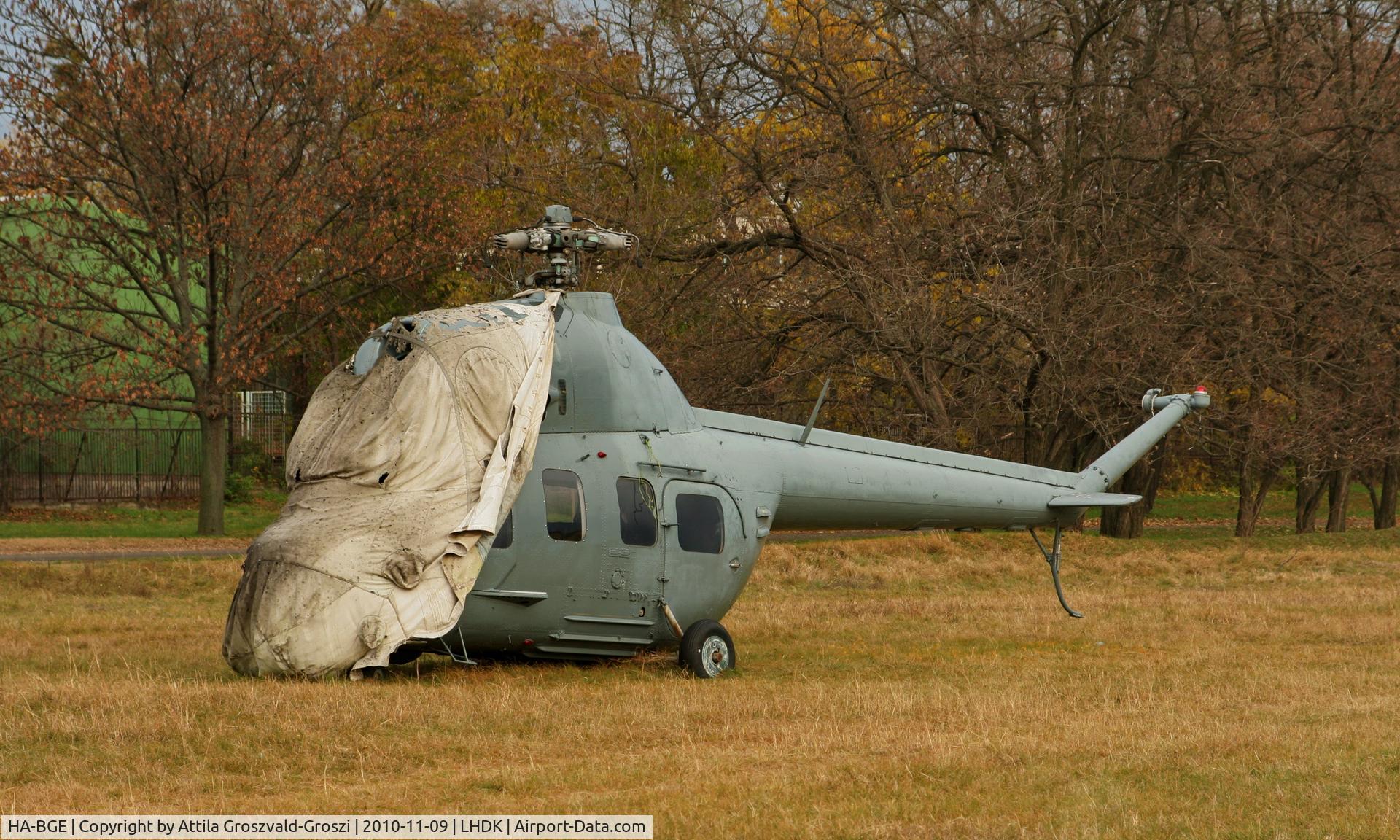 HA-BGE, WSK Swidnik Mi-2 C/N 568942124, Dunakeszi Airport, Hungary
