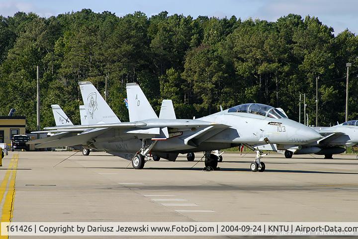 161426, Grumman F-14B Tomcat C/N 436, F-14B Tomcat 161426 AD-103 from VF-101 