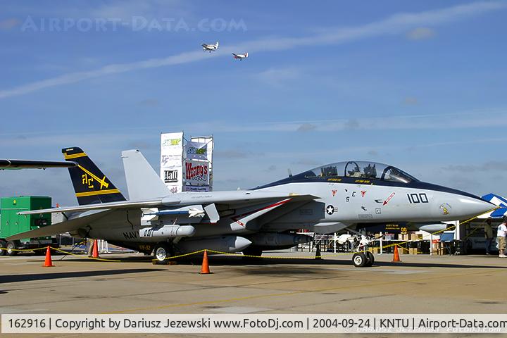 162916, Grumman F-14B Tomcat C/N 564, F-14B Tomcat 162916 AC-100 from VF-32 